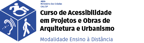 Curso de Acessibilidade em Projetos e Obras de Arquitetura e Urbanismo (EAD)